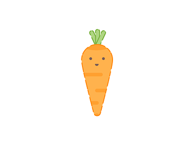 🍽 Im a Carrot 🍽 carrot cute design food fun hungry illustration orange vegetable yum
