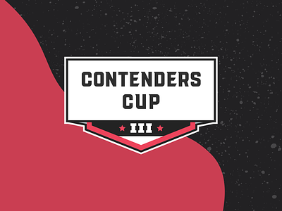 Contenders Cup american black branding crest design football game icon illustration logo sports typography