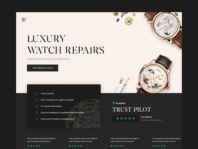 Luxury watch repair
