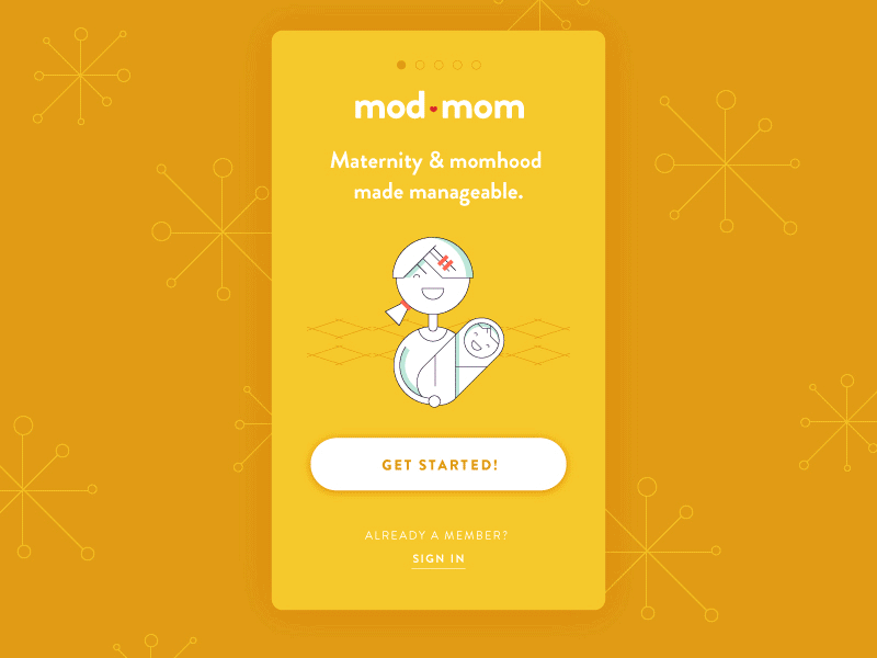 ModMom Onboarding Screens