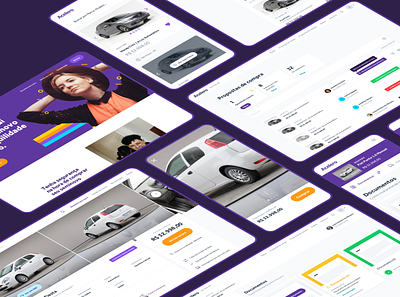 Buying a car online app car corp design ecommerce marketplace modern premium product styleguide ui used cars