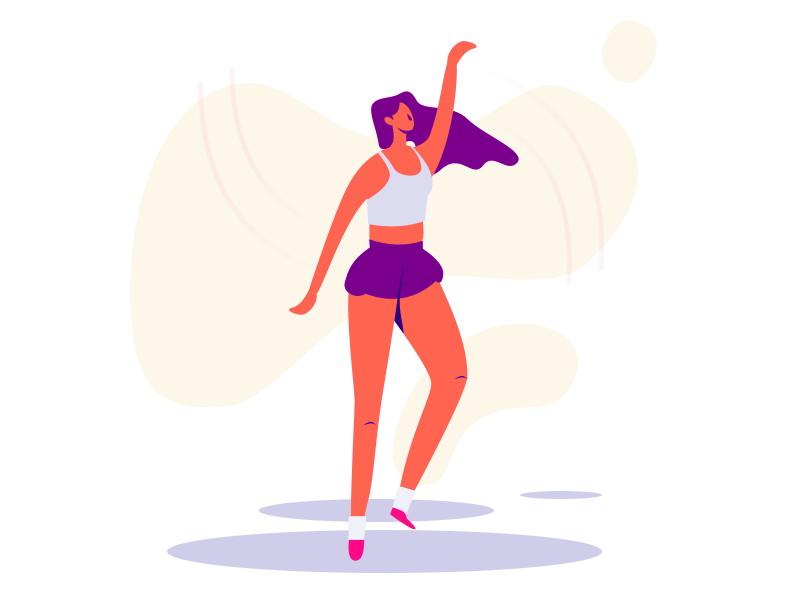 Girl exercise by Arnaldo Petrazzini on Dribbble