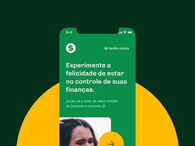 Concept welcome screen animation app branding design finances financial icon logo minimal modern product study typography ui ux vector vectorial