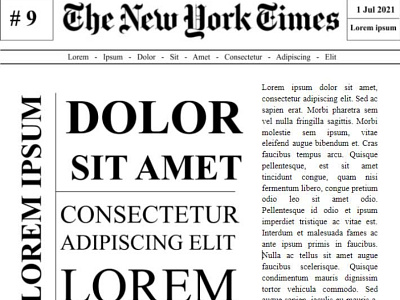 New York Times Template Free Google Docs Template By Free Google Docs Google Slide Templates On Dribbble