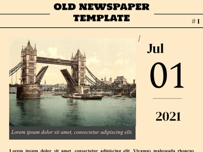 Old Newspaper Template Free Google Docs Template By Free Google Docs Google Slide Templates On Dribbble