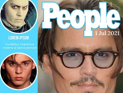 people magazine template