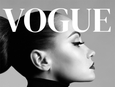 Vogue magazine cover template