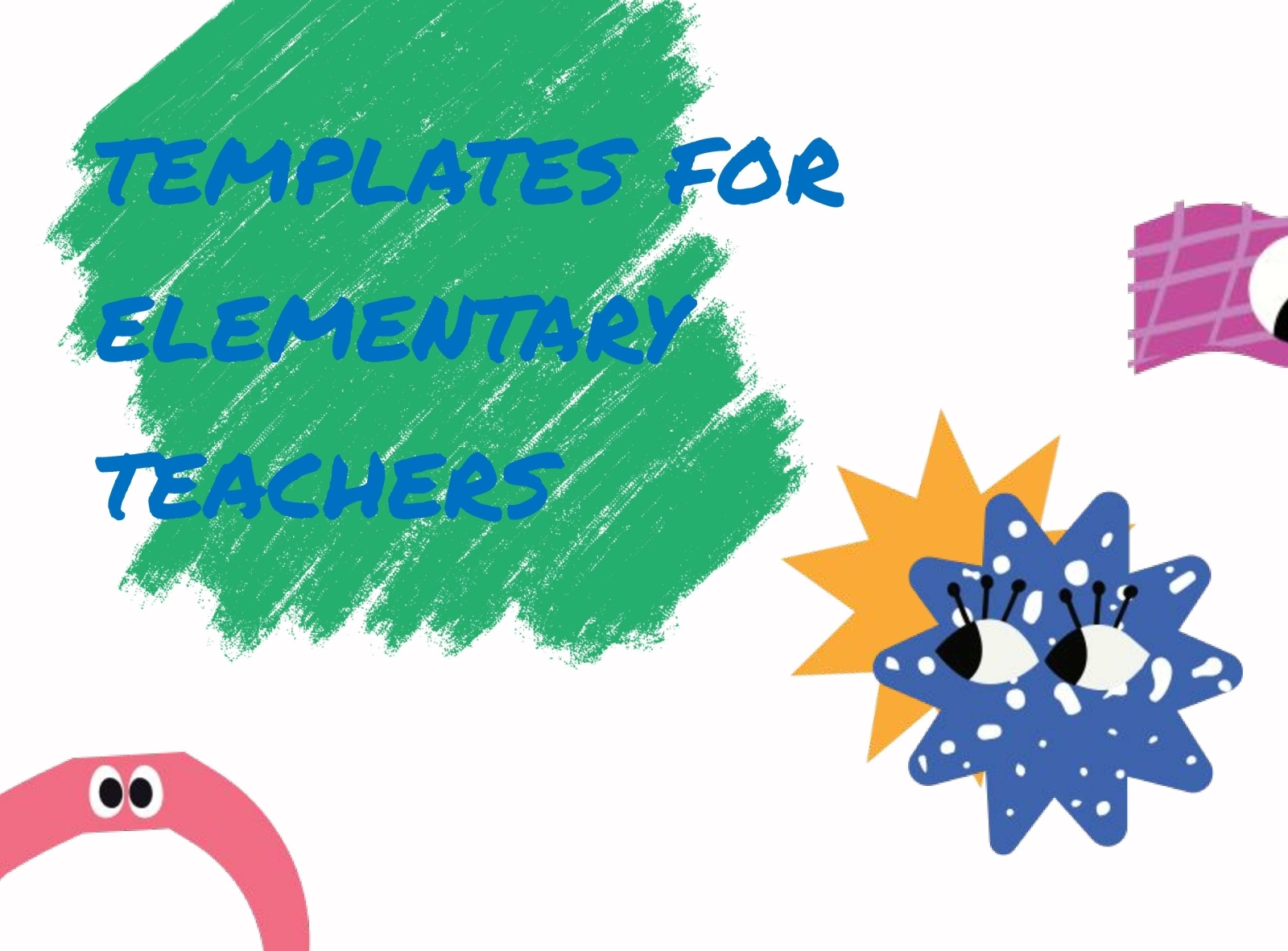 For elementary teachers by free google docs google slide templates on 