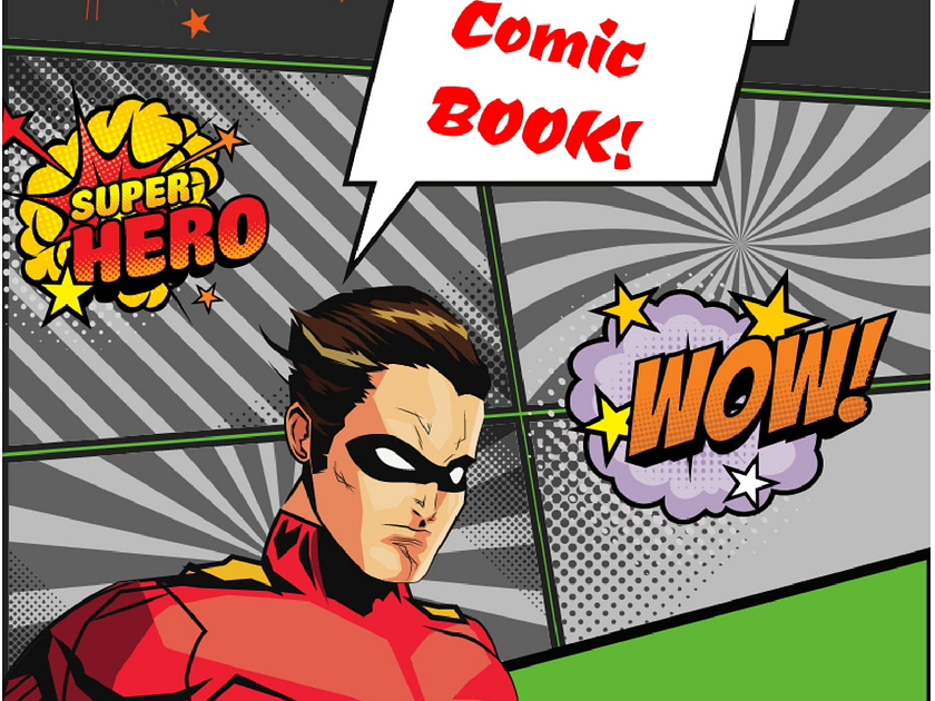 Comic Book Template Google Slides