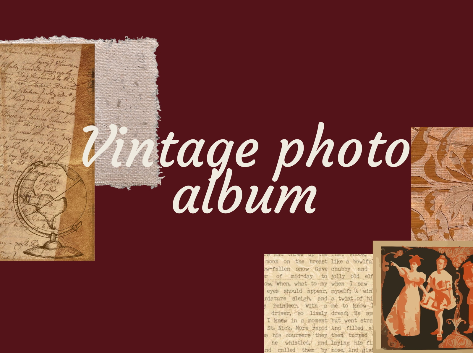 Vintage Photo Album Template by FREE Google Docs & Google Slide