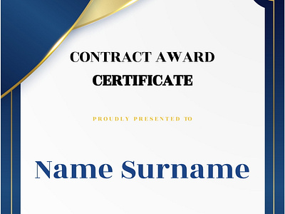 Contract Award designs, themes, templates and downloadable graphic