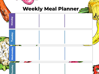 Weekly Meal Planner Template by FREE Google Docs & Google Slide ...