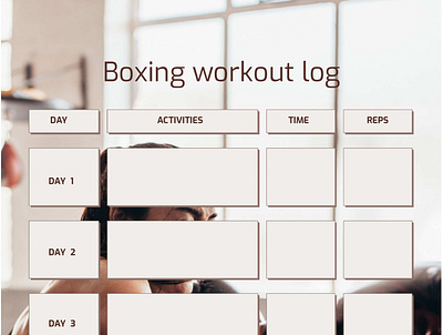 Boxing Workout designs, themes, templates and downloadable graphic