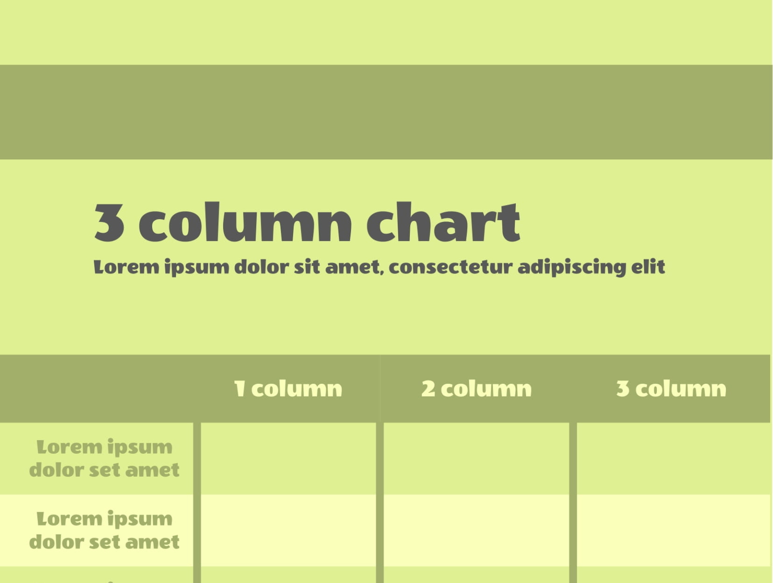3 Column Chart Template Google Docs