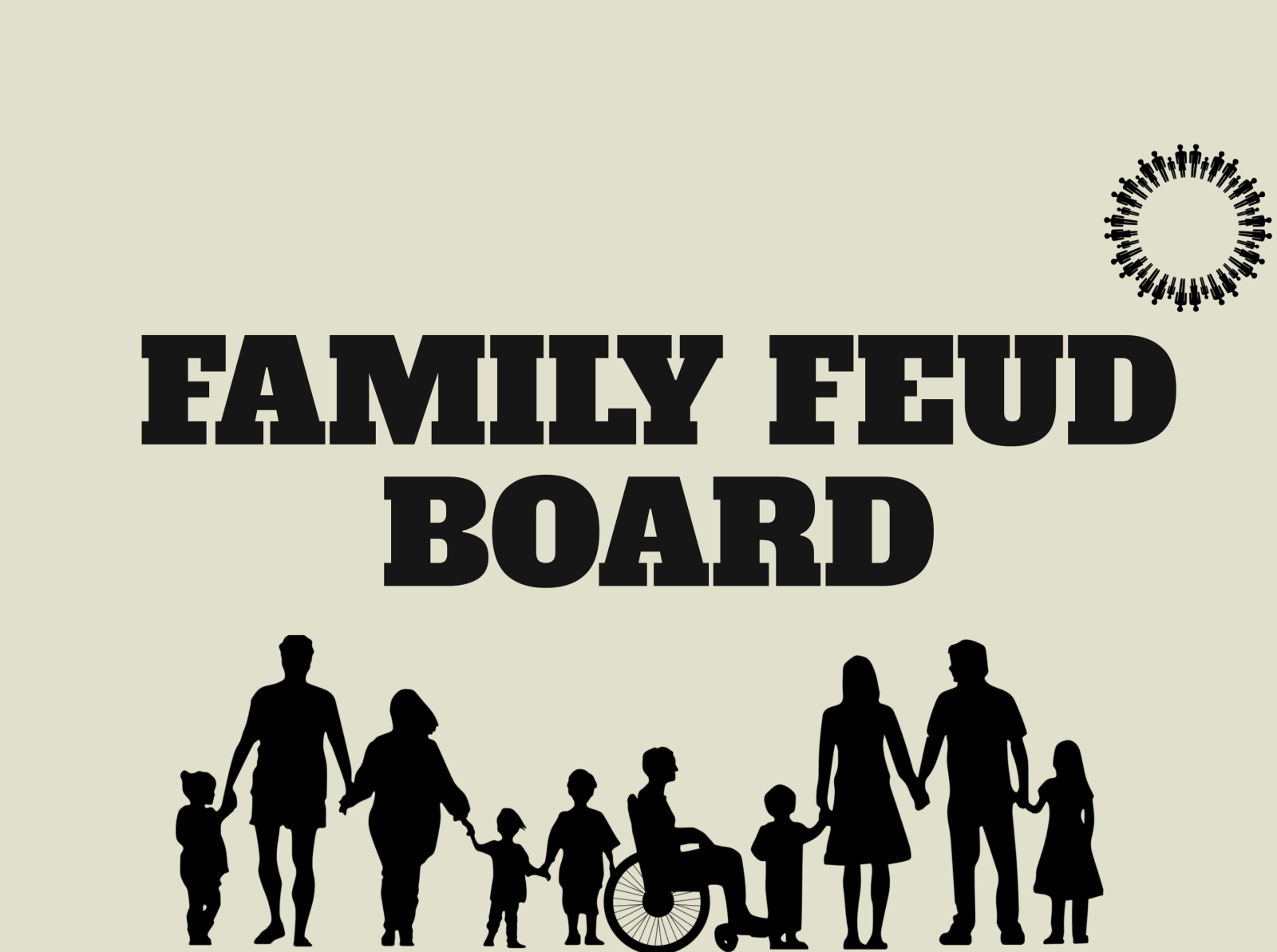 Family Feud Board Template by FREE Google Docs & Google Slide templates