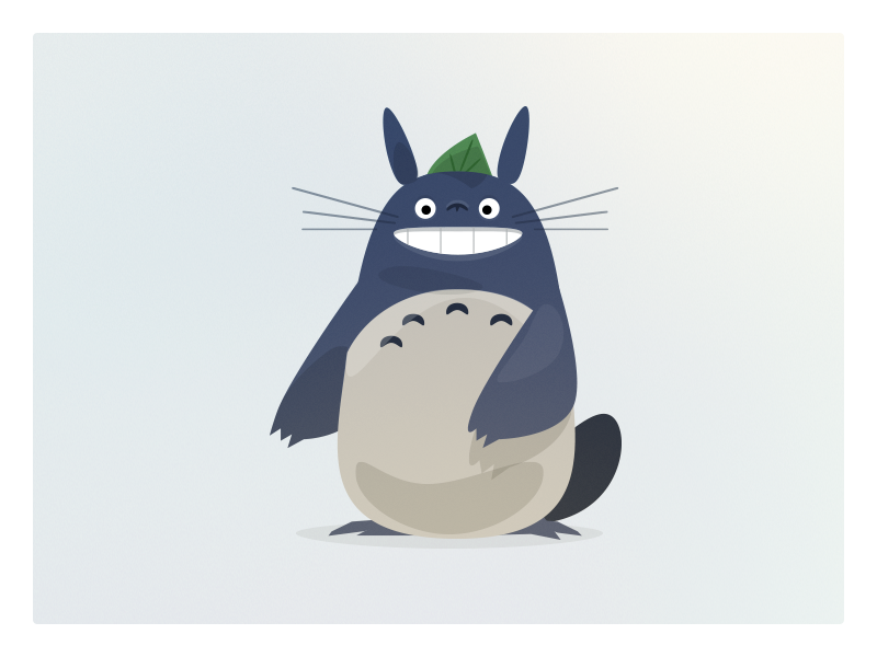 Ghibli - Totoro by François Denavaut on Dribbble