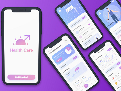 Health Care app 3d admin panel app app design app user interface branding dashboard design health care app logo mobile app design mobile app ui ux navigate design ui ui app ui design ui kit ui ux user interface ux design