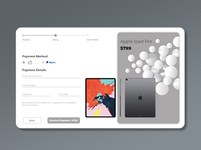 Checkout Page apple art checkout page dailyui design graphic design ios payment payment page paypal ui