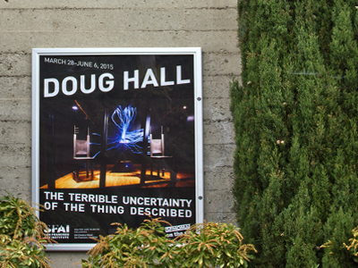 Doug Hall Exhibition poster contemporaryart typography