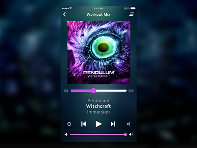 DailyUI - #009 - Music Player