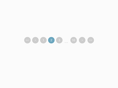 DailyUI - #085 - Pagination 085 dailyui first last next numbers pagination prev