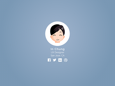 DailyUI - #088 - Avatar 088. avatar dailyui social media icons