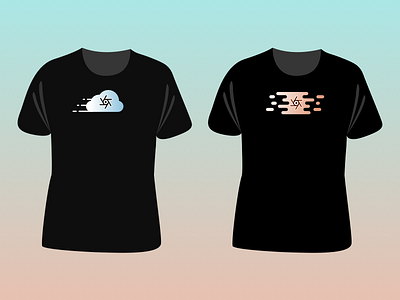 T-shirt design concepts clouds t shirt