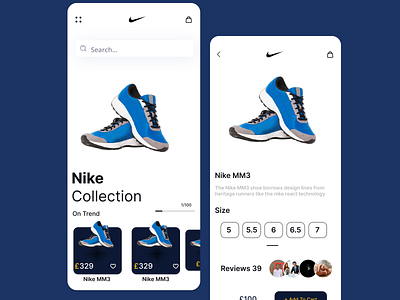 Shoe Mobile App design graphic design logo shoe social media ui