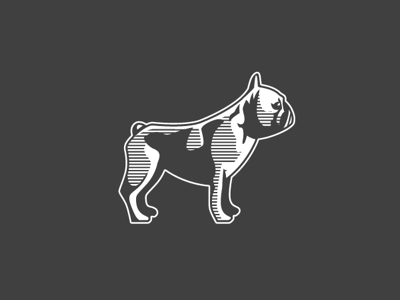 Bully Lane Investments Logo branding french bull dog investment firm logo real estate