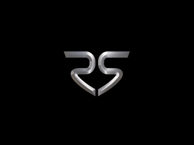 Rafael Serrano Photography Logo chrome metal minimal minimalistic monogram photographer photography rs