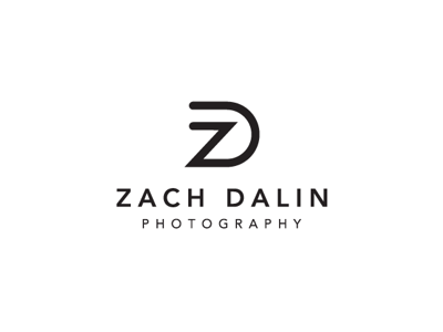Zach Dalin Photography Logo monogram photographer photography zd