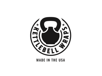 Kettlebell Wraps Logo crest kettlebell kettlebells logo seal sports wrap wraps