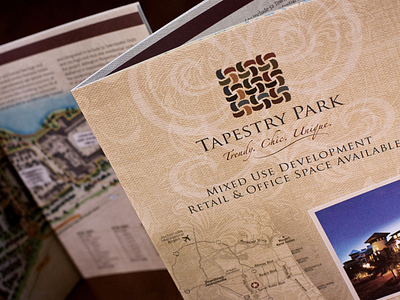 Tapestry Park Marketing Brochure brochure brochure design commercial development construction graphic design