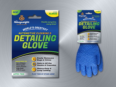 Heavyweight Scrub Gloves Package Design