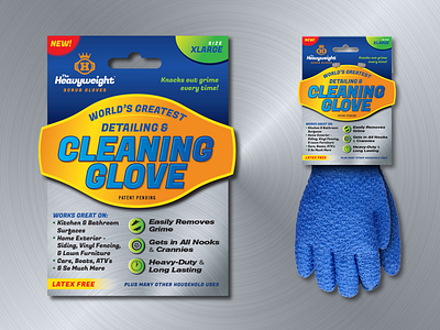 Heavyweight Scrub Gloves Package Design