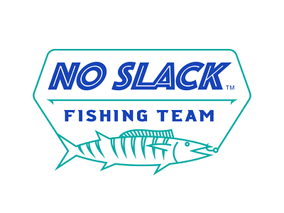 No Slack Fishing Team Logo