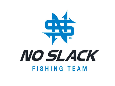 No Slack Fishing Team Logo branding deep sea fishing logo logo design monogram ns