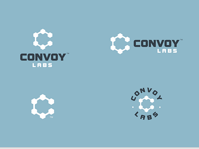 Convoy Labs Logo branding c laboratory logo logo design molecule monogram science