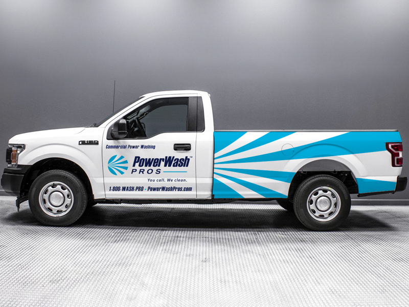 Power Wash Pros truck wrap design by Visual Lure on Dribbble