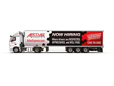 Artur Express Semi Trailer Wrap