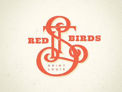 STL Red Birds Monogram