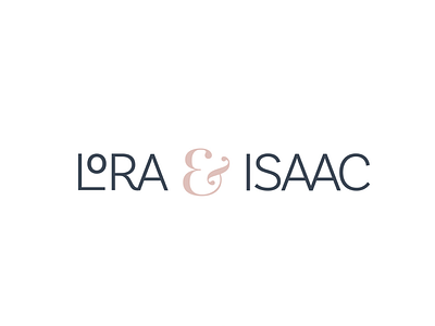 Lora & Isaac Logo