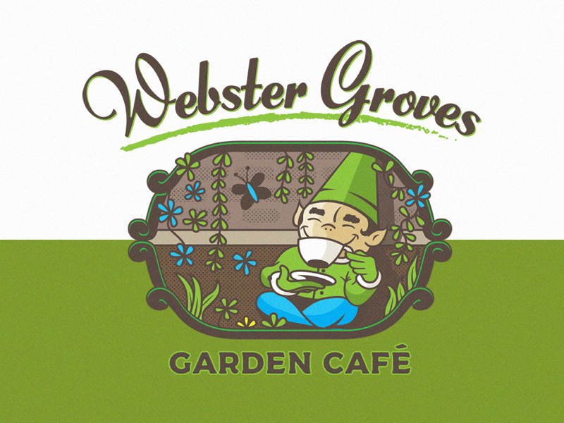 Webster Groves Garden Café Coffee Logo