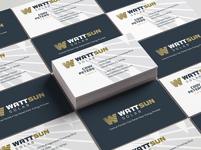 WattSun Business Card Design