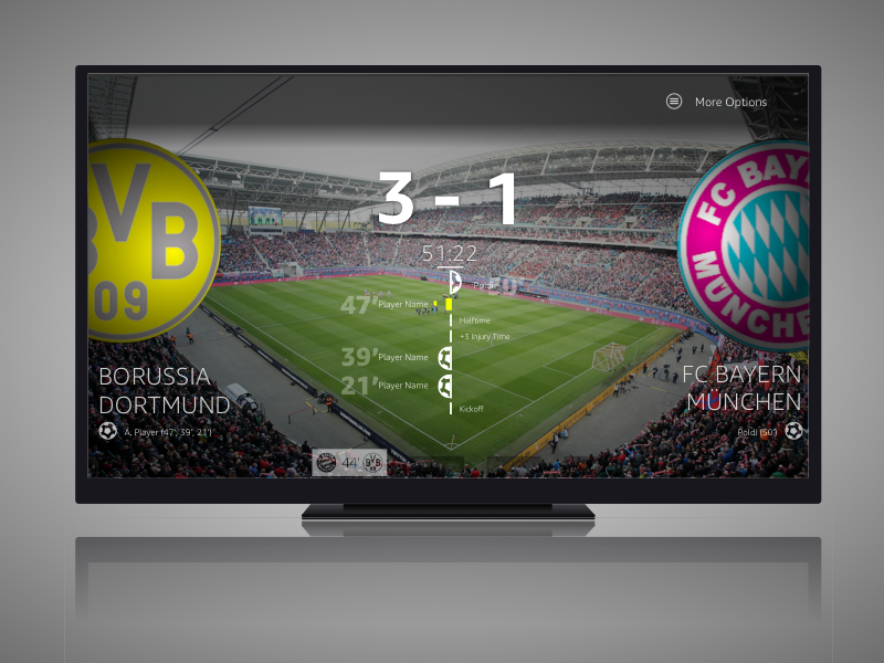 Amazon Sports TV Platform by J Smith on Dribbble