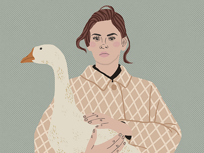 Woman & Goose