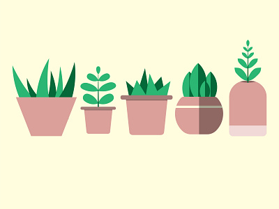 The Gang adobe illustrator illustration plantgang plants