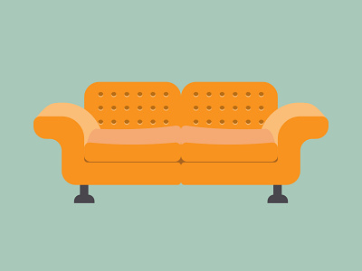 The Couch adobe illustrator couch illustration thecouch