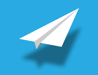 Paper Plane adobe illustrator airplane illustration paperplane