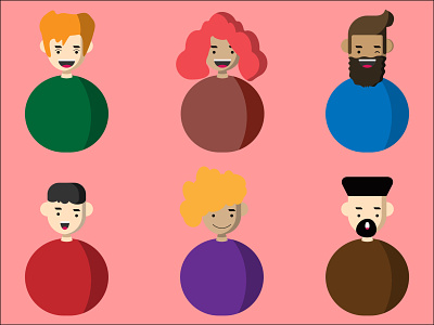Character Profile adobe illustrator character illustrations illustration profile profile characters